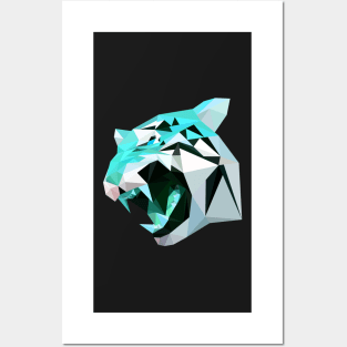 Tiger - Blue Posters and Art